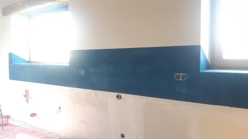 stuc de chaux et poudres de marbre